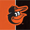 MLB Baltimore Orioles Split Xbox 360 (Includes HDD) Skin